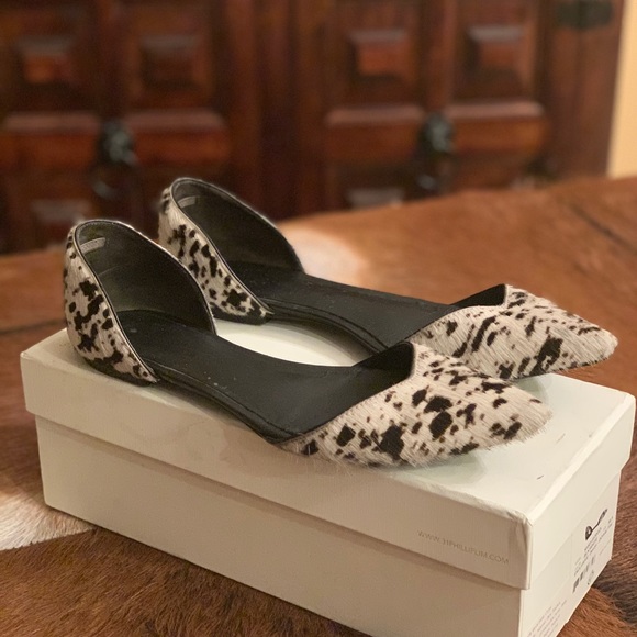 3.1 Phillip Lim Cow Hair Devon D'Orsey Flat - Picture 4 of 6